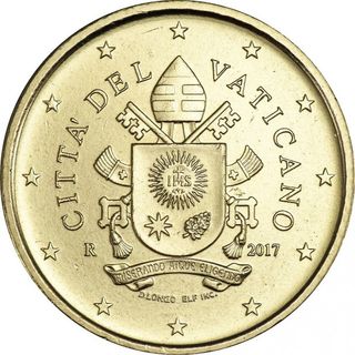Moneda 50 céntimos € CITTA del VATICANO 2017