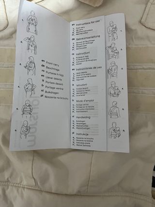 Portabebe marsupi talla L