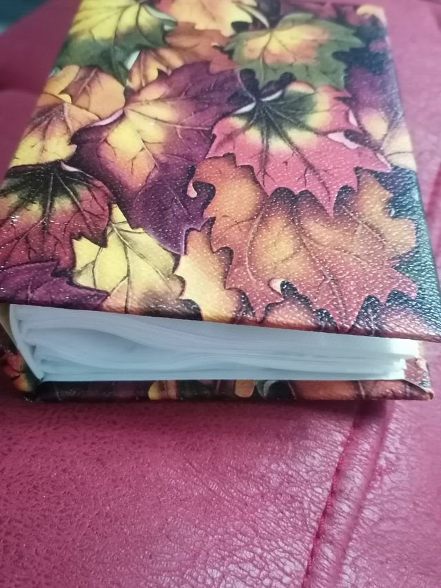 Álbum de fotos pequeño decoración otoño