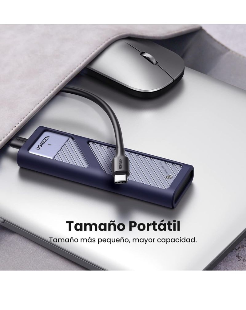 Carcasa M.2 NVMe PCIe USB C 3.2 Gen 2 afbeelding 2