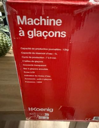 Maquina de hielo H Koenig