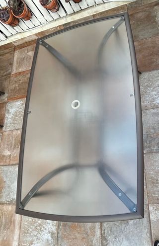 Mesa de Jardin Aluminio Vidrio