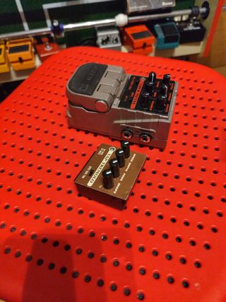 Pedal line 6 tap tremolo y uber metal