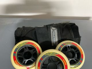 Patines en linea con ruedas de repuesto