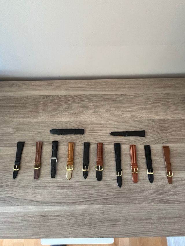 PACK CORREAS RELOJ PIEL