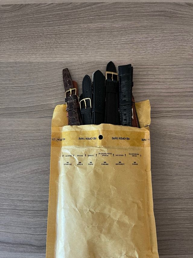 PACK CORREAS RELOJ PIEL