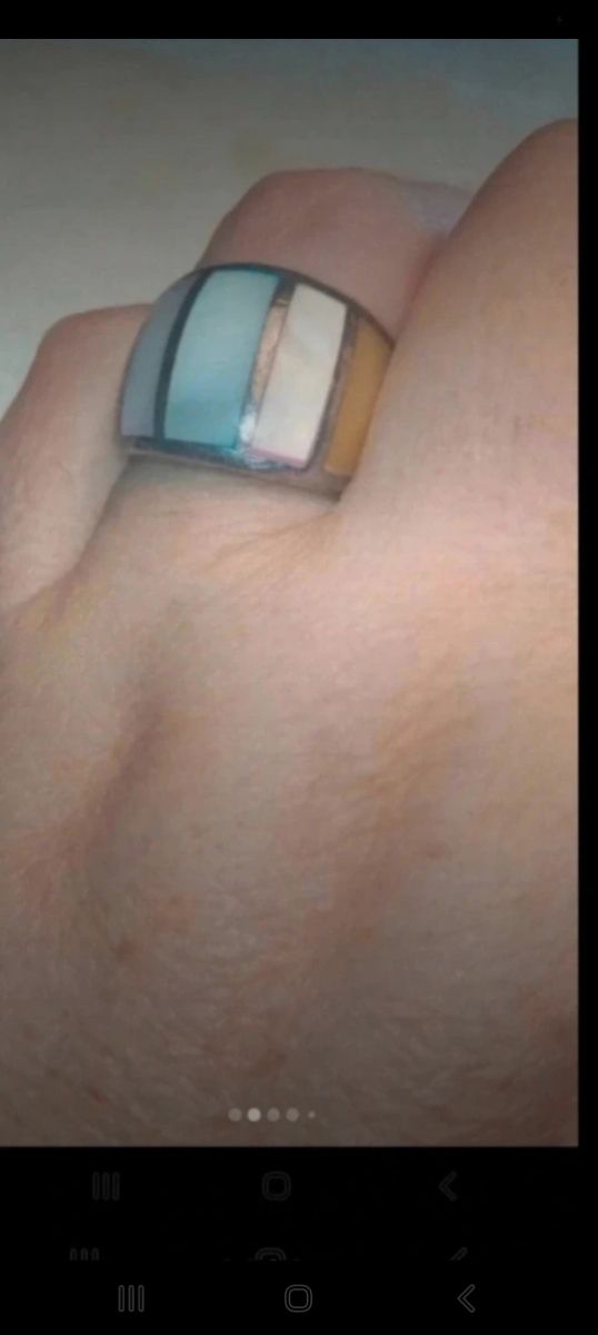 ANILLO PLATA Y NÁCAR 925