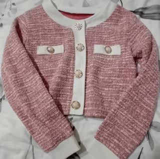 Completo bimba 8 anni colore rosa e bianco