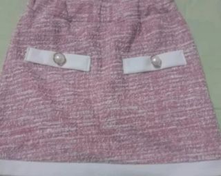 Completo bimba 8 anni colore rosa e bianco