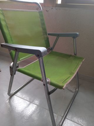 Sillas plegables playa Varios modelo Altas o bajas
