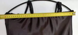 lencero negro con encaje ne tejido satinado