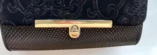 bolso de fiesta terciopelo y ecopiel