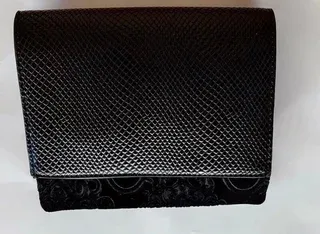 bolso de fiesta terciopelo y ecopiel
