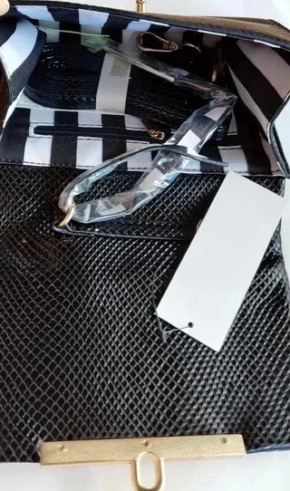 bolso de fiesta terciopelo y ecopiel