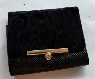 bolso de fiesta terciopelo y ecopiel