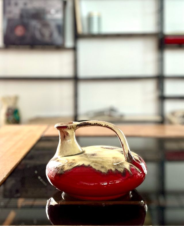 Ceramica smaltata Fat Lava anni '60