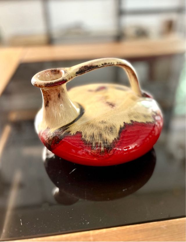 Ceramica smaltata Fat Lava anni '60