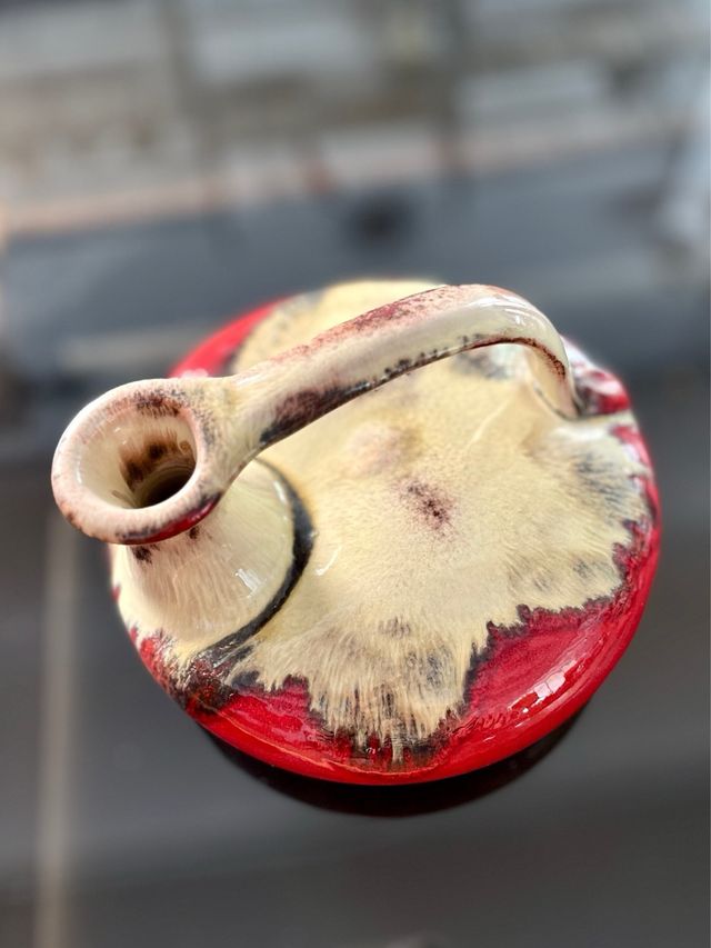 Ceramica smaltata Fat Lava anni '60