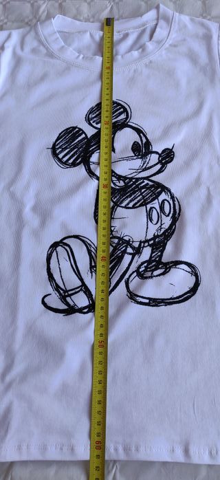camiseta Mickey mouse efecto carboncillo