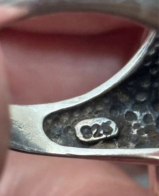 Sortija plata grande