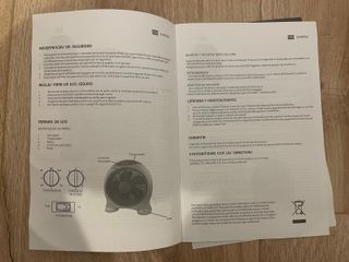 Ventilador portatil electrico