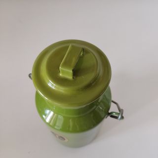 LECHERA FRANCESA ANTIGUA AÑOS 50 METAL ESMALTADO