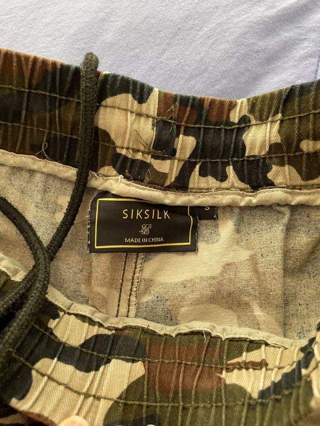 Pantalón camuflaje siksilk