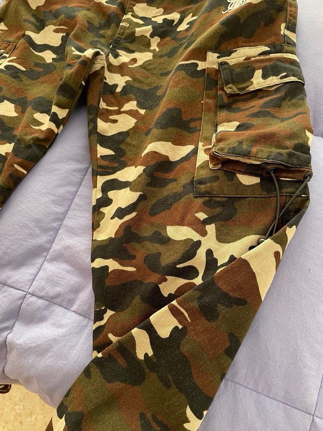 Pantalón camuflaje siksilk