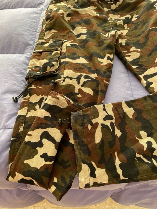 Pantalón camuflaje siksilk