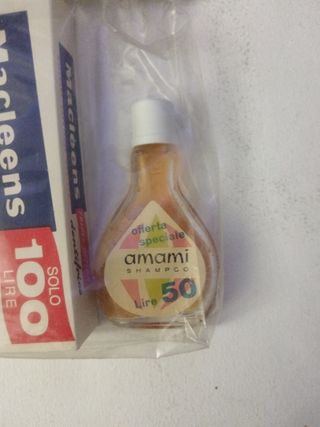 Confezione vintage dentifricio shampoo
