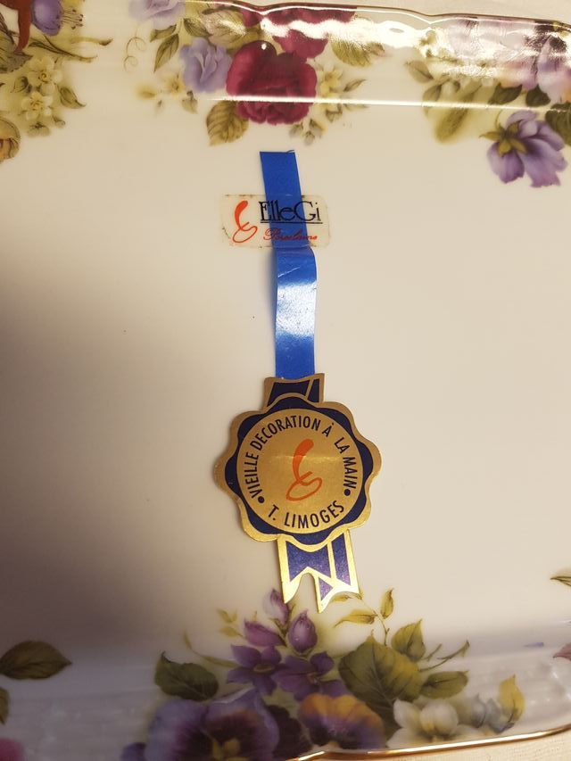 Grande vassoio svuota tasche Originale Limoges