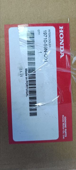 Intercooler Honda Civic X 1.6 i-DTEC 16v dal 2016