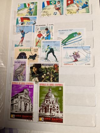 Francobolli vecchi di 40 anni 