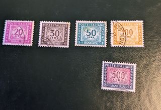 Francobolli vecchi di 40 anni 