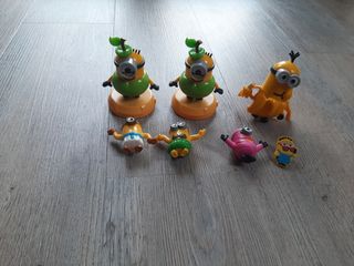 6 pezzi minions varie dimensioni