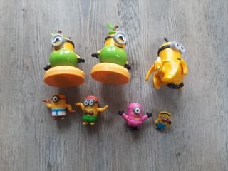 6 pezzi minions varie dimensioni
