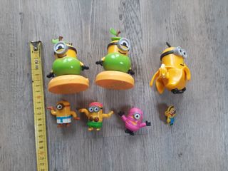 6 pezzi minions varie dimensioni