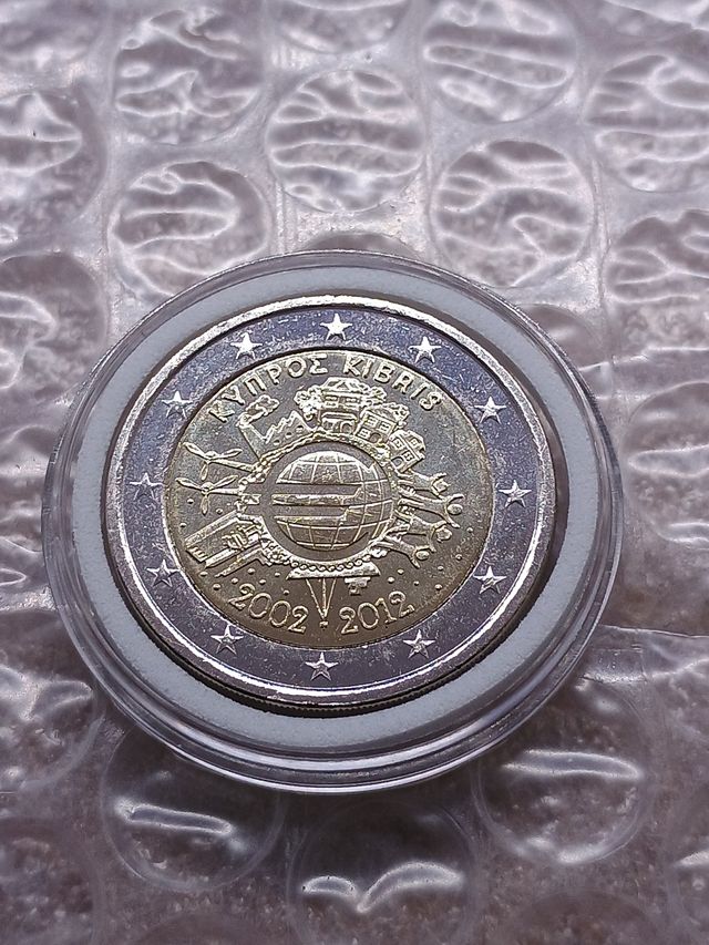 2e commemorativo Cipro 2012.UNC