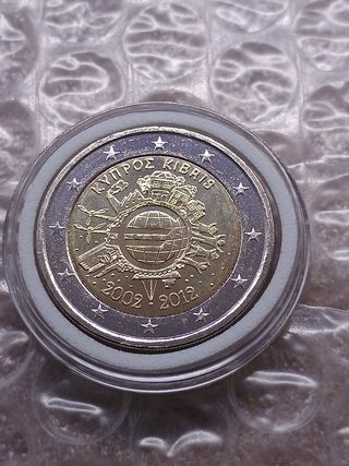2e commemorativo Cipro 2012.UNC