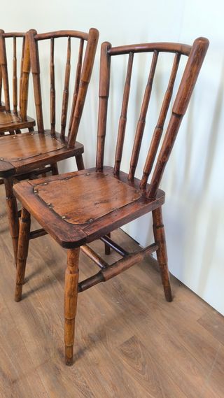 SILLAS MADERA ANTIGUAS ARTESANALES PARA DECORAR