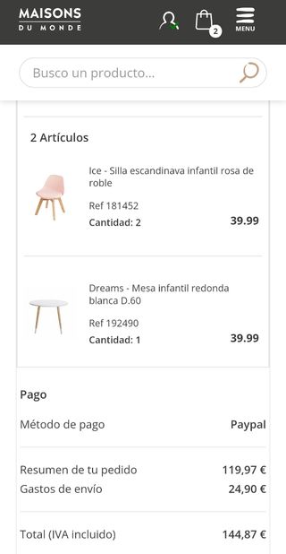 Mesa y sillas infantiles URGE venta