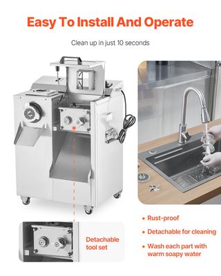 Affettatrice Elettrica per Tritacarne 6,35 kg/min