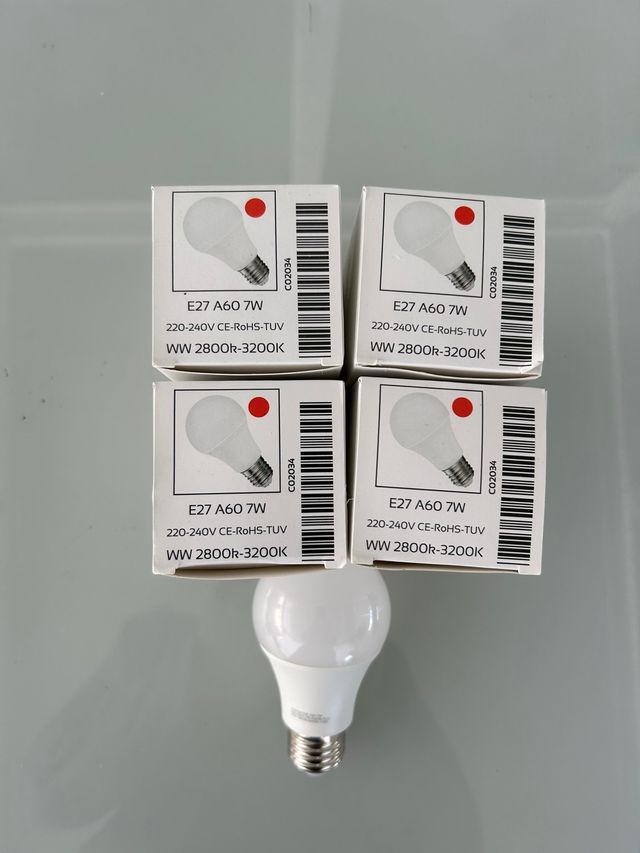 BOMBILLA LED E27 7W 2800/3200k