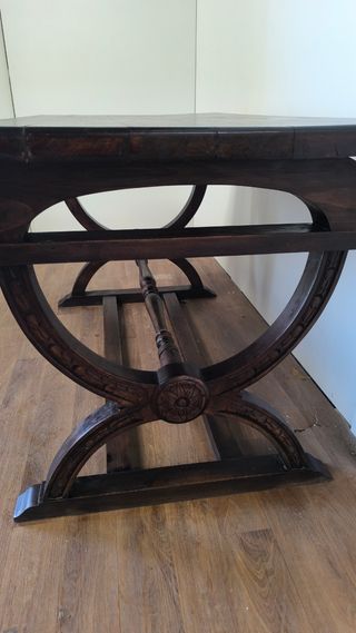 MESA MADERA MACIZA ANTIGUA
