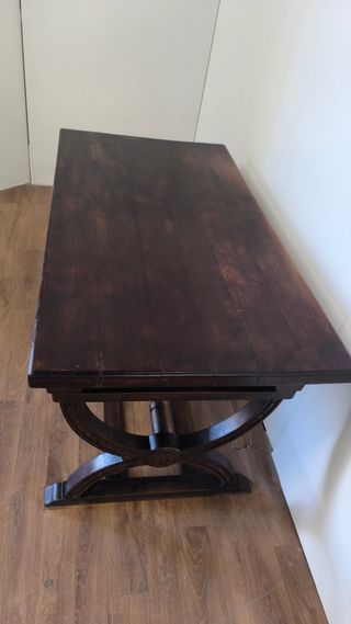 MESA MADERA MACIZA ANTIGUA