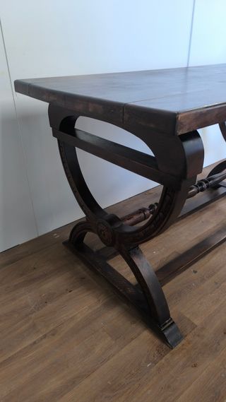 MESA MADERA MACIZA ANTIGUA