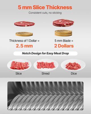 Lama per Affettatrice Acciaio Inox Lama per Affett