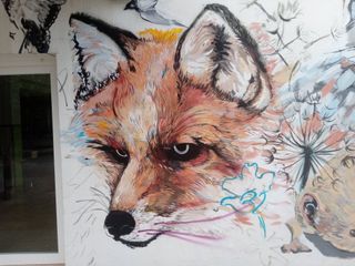 PINTOR mural grafitero escaparate