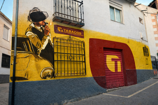 PINTOR mural grafitero escaparate