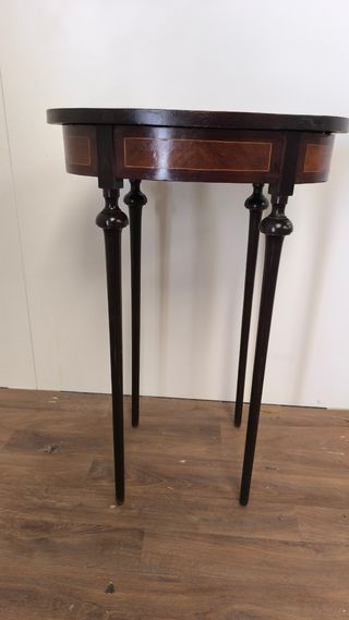 MESA AUXILIAR PEDESTAL VELADOR ANTIGUO TIPO LUIS X